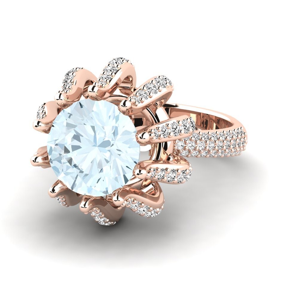 Aquamarine Engagement Ring Zekrom