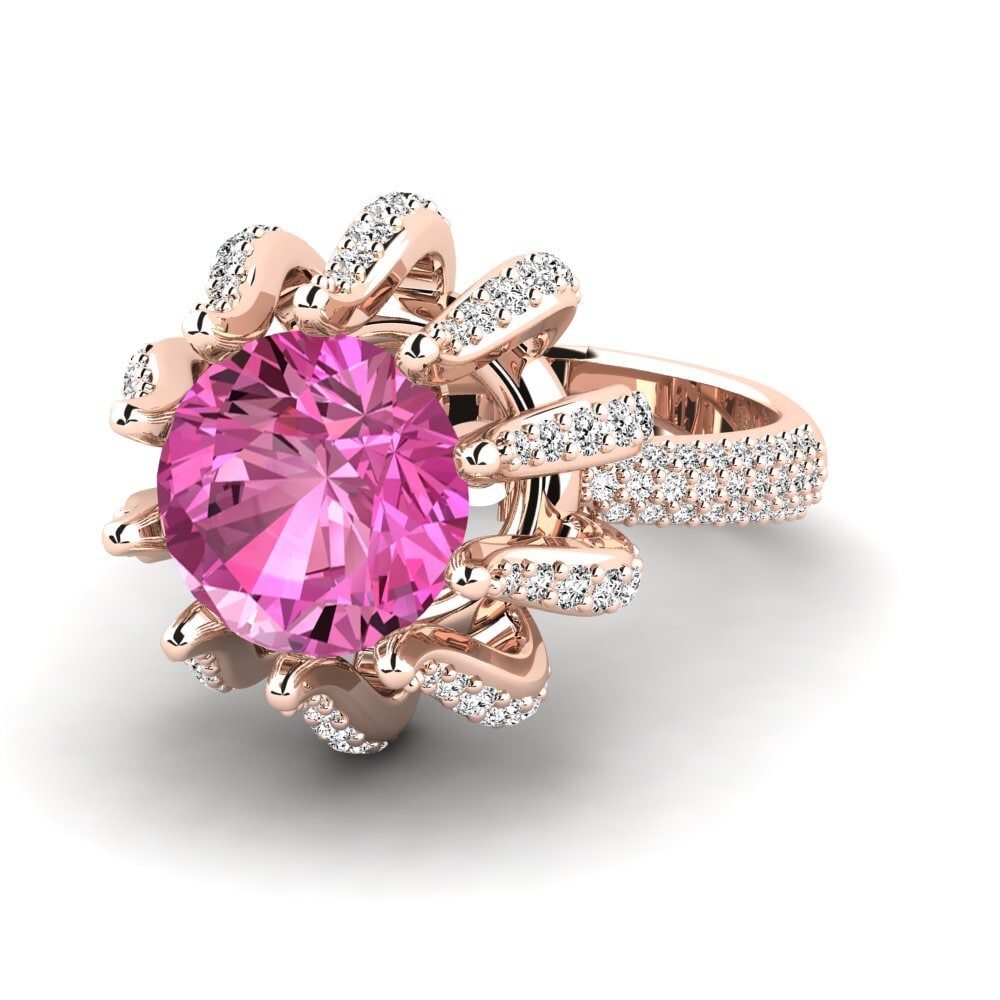 Pink Topaz Engagement Ring Zekrom