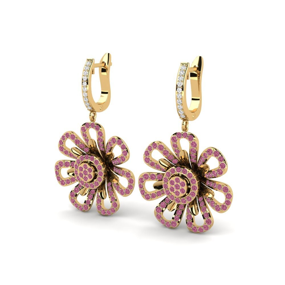 Rhodolite Garnet Women's Earring Buter