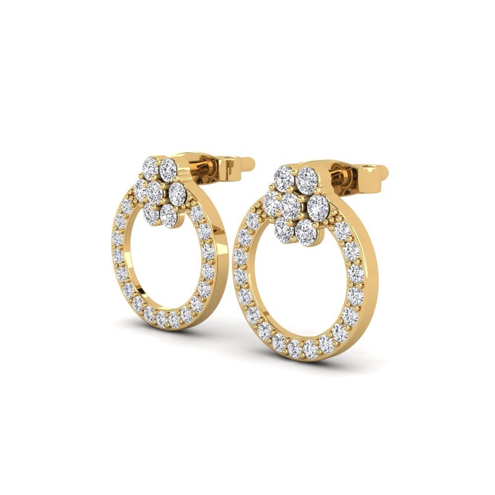 Lab Grown Diamond Women's Earring Hemi