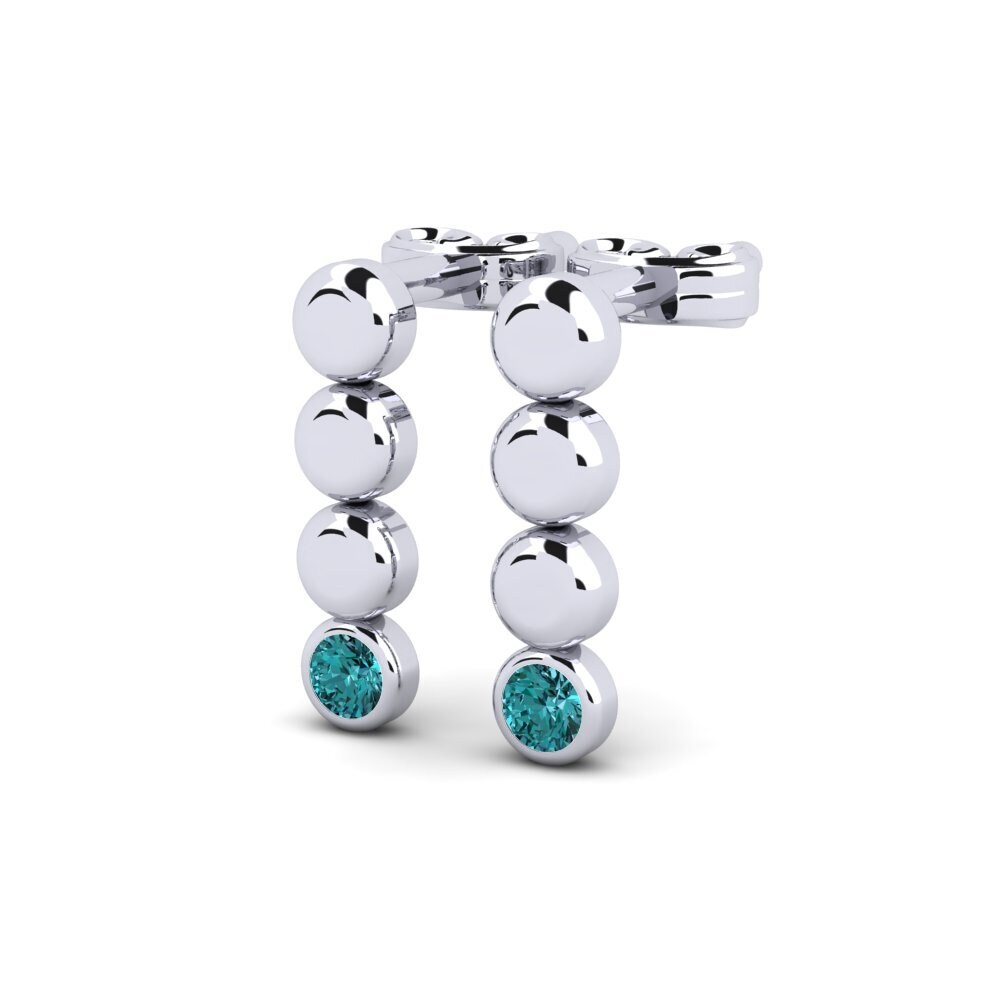 Blue Diamond Women's Earring Moultry