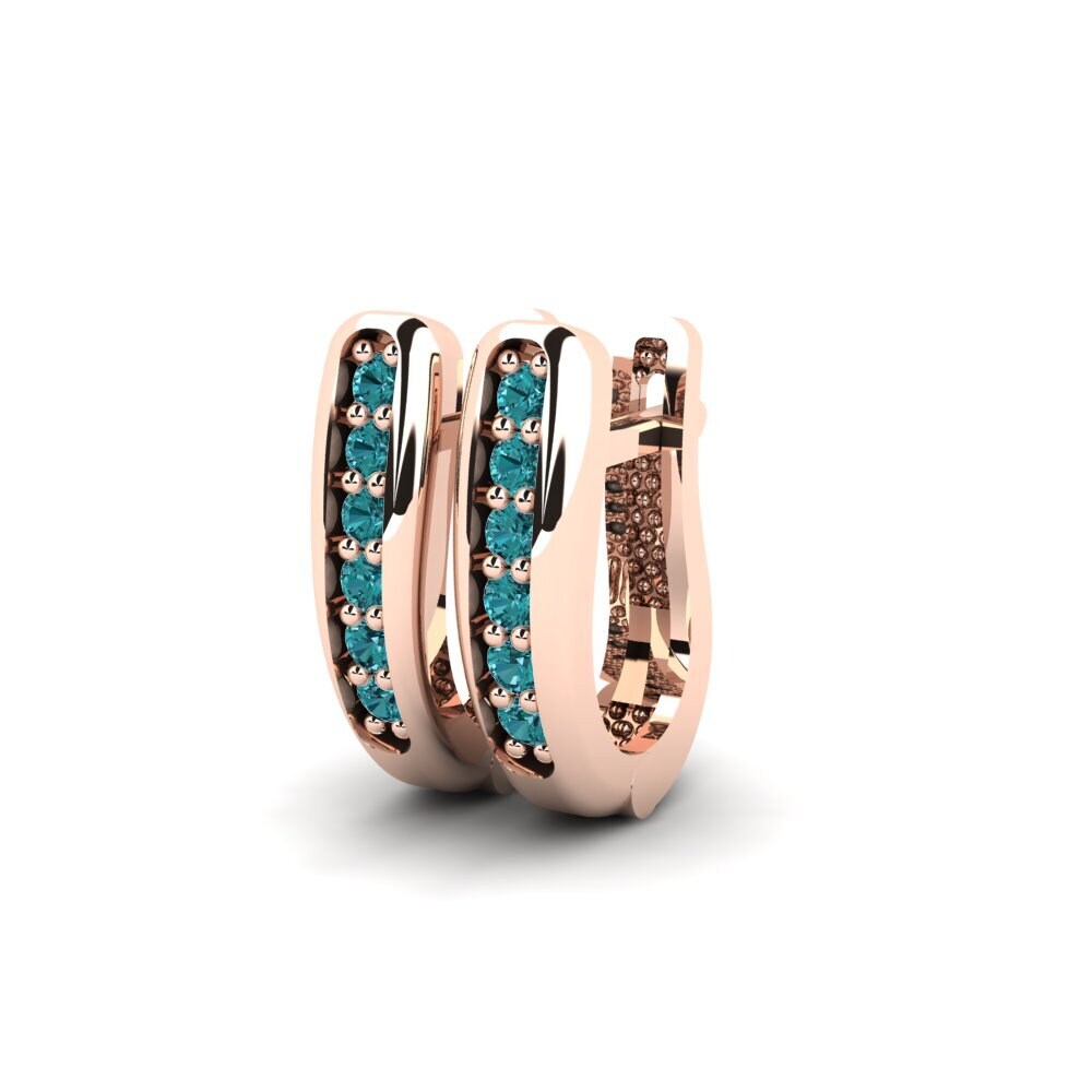 Blue Diamond Women's Earring Munna