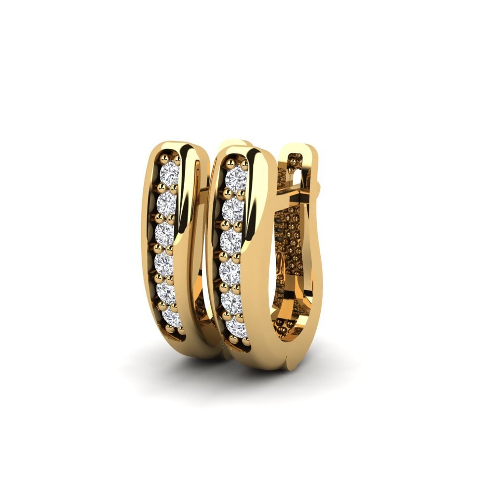18ct Yellow Gold Women's Earring Munna