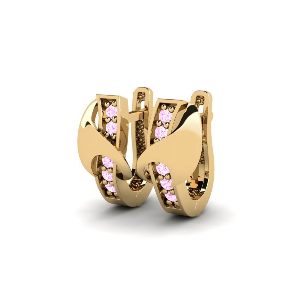 Pink Sapphire Women's Earring Murkrow