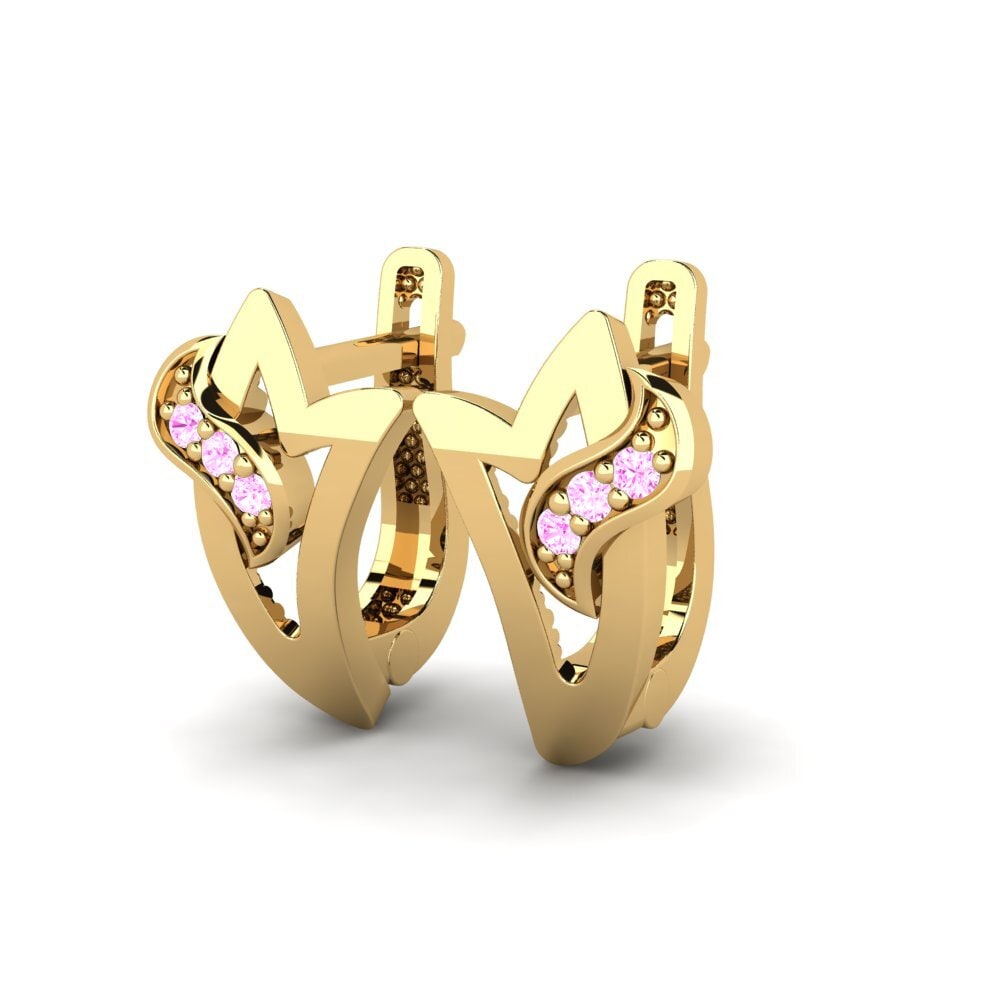 Pink Sapphire Women's Earring Musharna