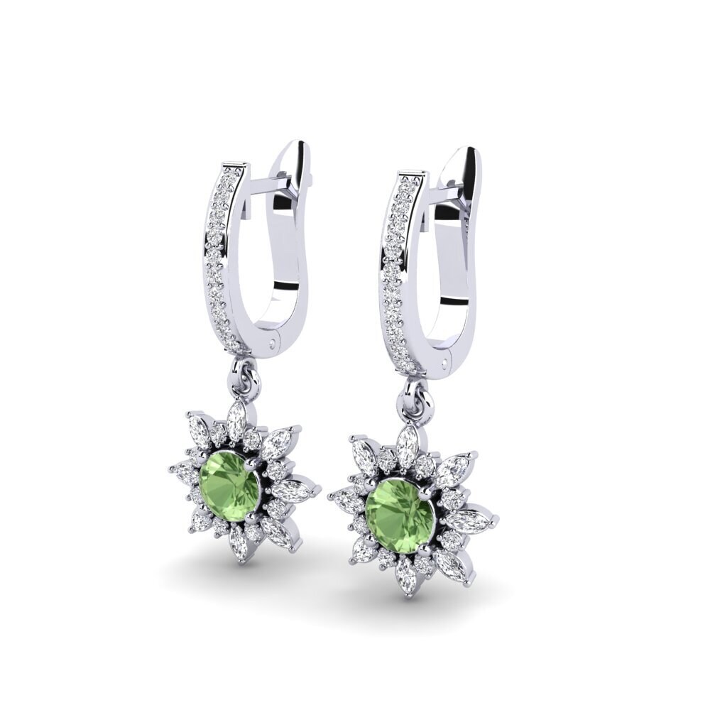 Green Sapphire Women's Earring Ravi