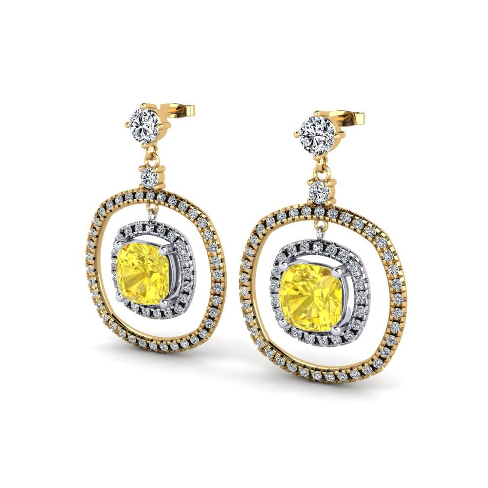 14ct Yellow / White Gold Women's Earring Sherilyn
