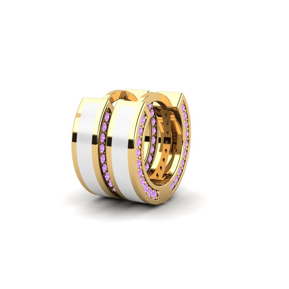 Amethyst Earring Simipour