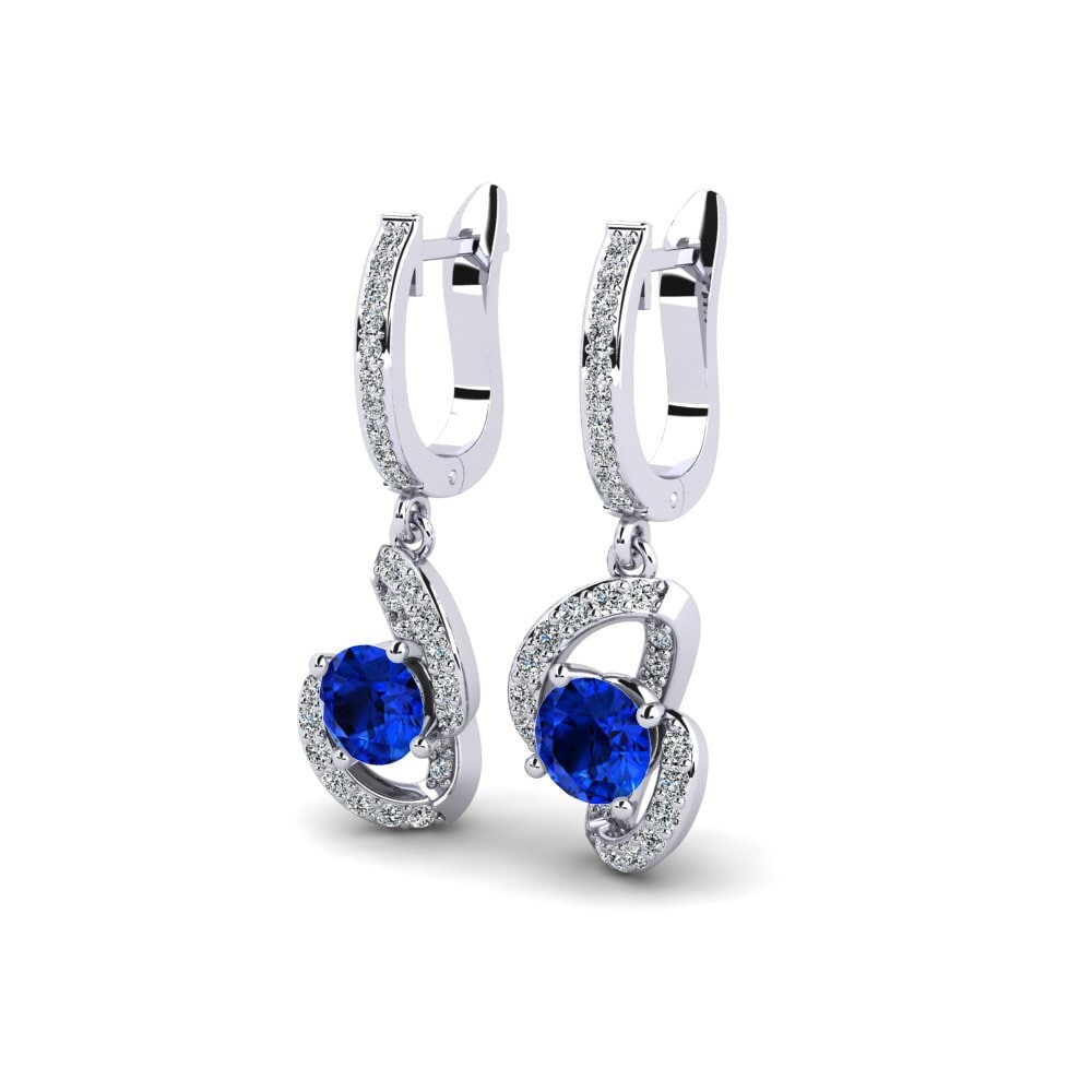 Đá Emerald (Đá nhân tạo) Bông tai nữ Vigoroth