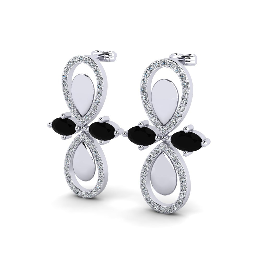 Black Sapphire Women's Earring Amos