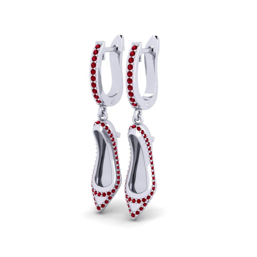 Red Zirconia Women's Earring Cancrelle