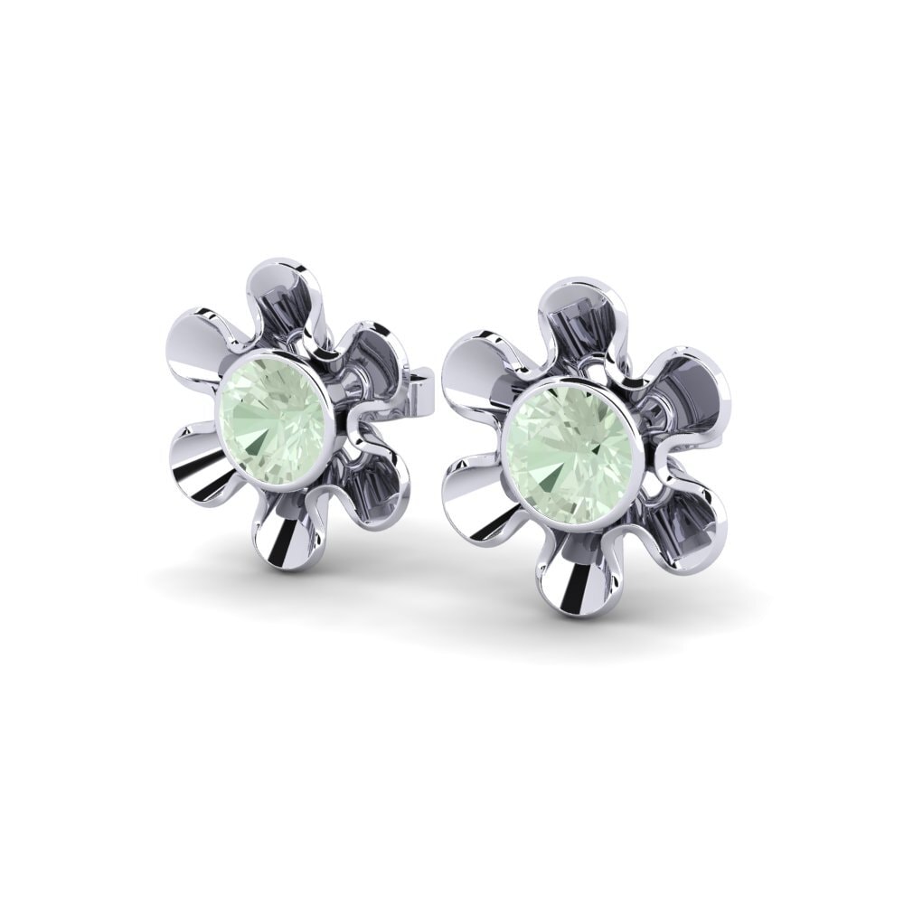 Amatista verde Pendiente de mujer Celio
