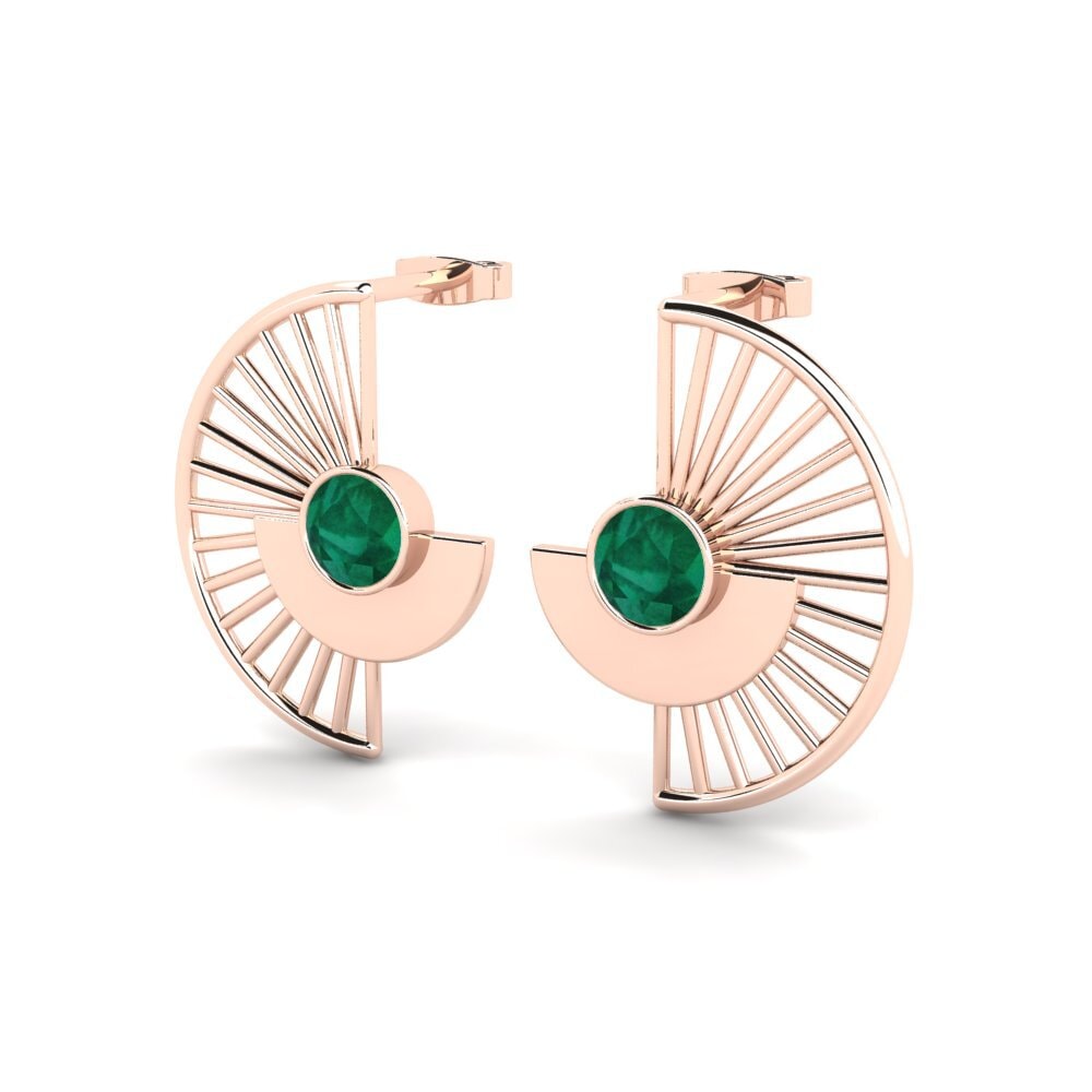 18ct Rose Gold Women's Earring Lor
