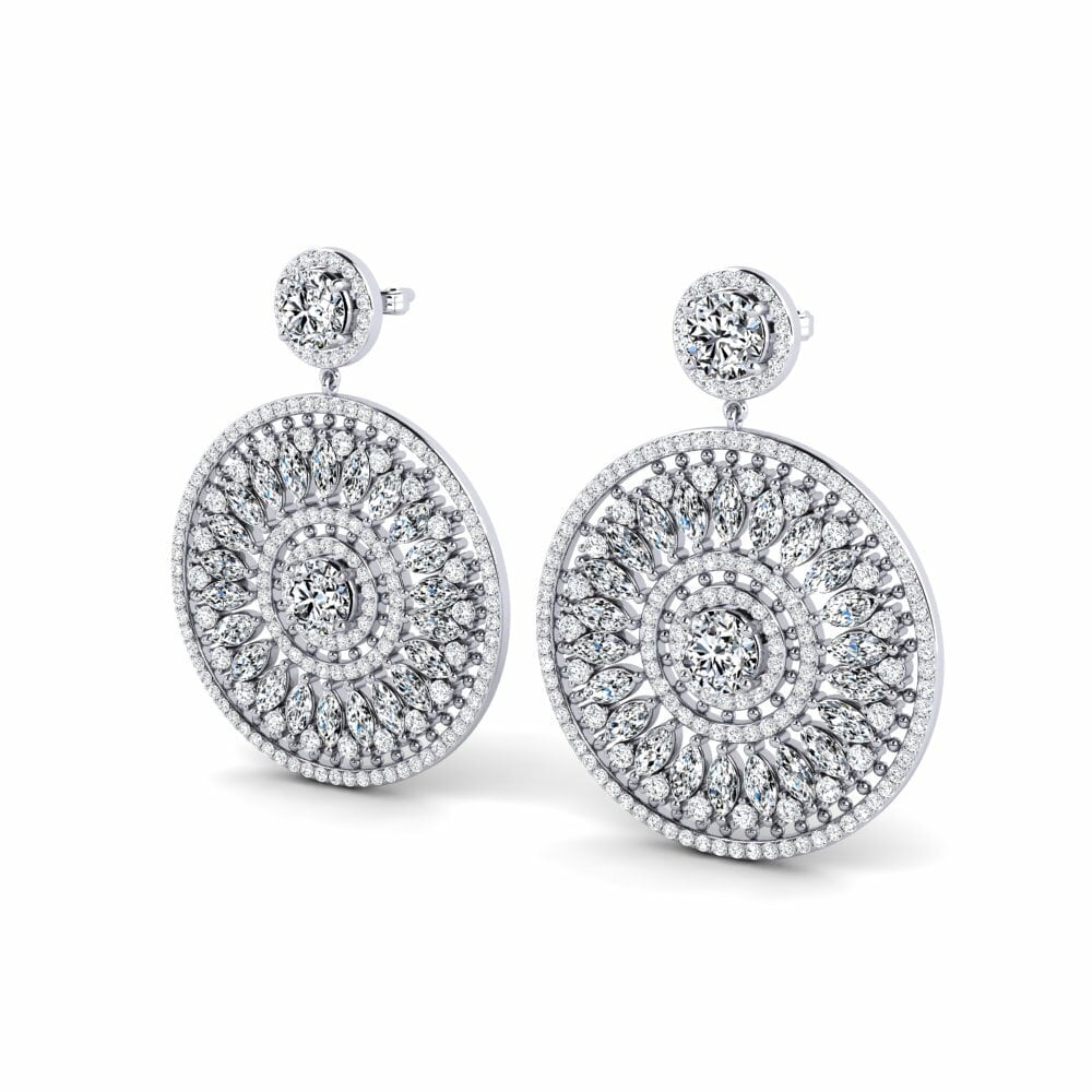 950 Palladium Dámský náušnice Neer