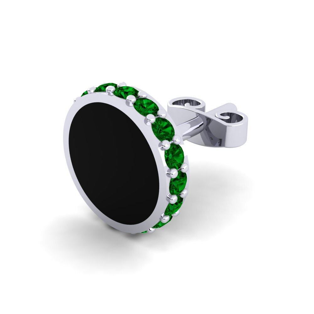Circonita Verde Pendiente para hombre Carbine