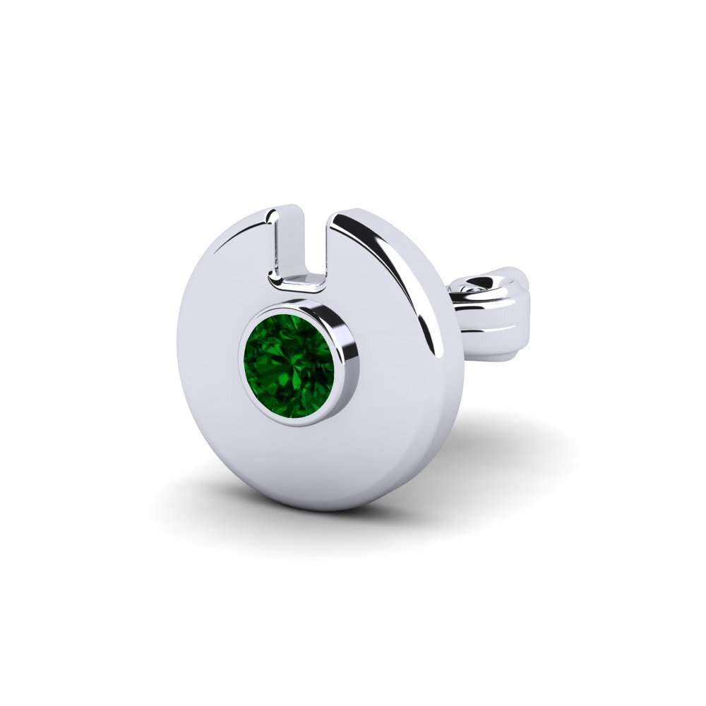 Green Zirconia Men's Earring Cherrim