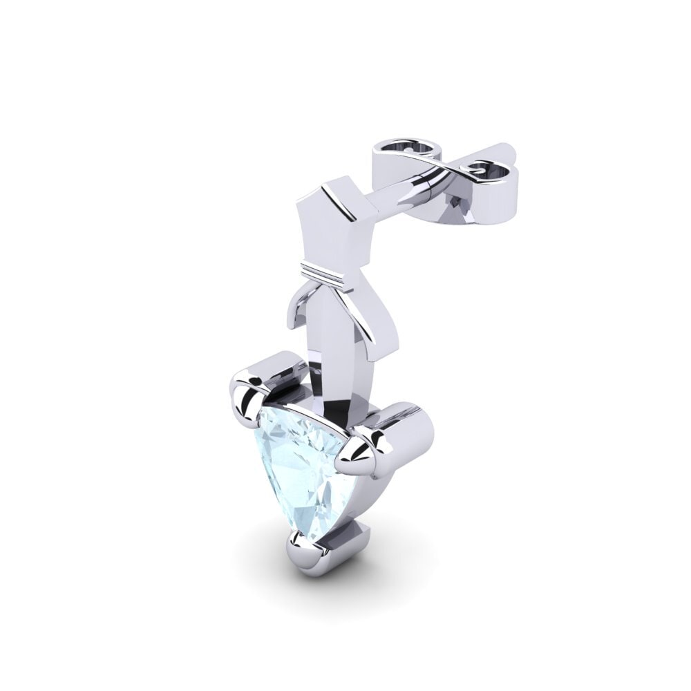 Aquamarine Men's Earring Combusken