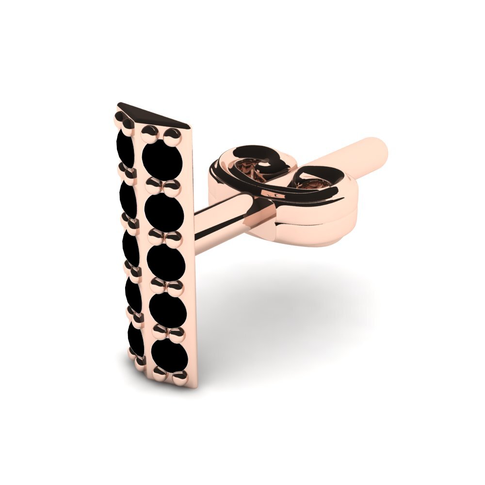 Black Onyx Men's Earring Corsola
