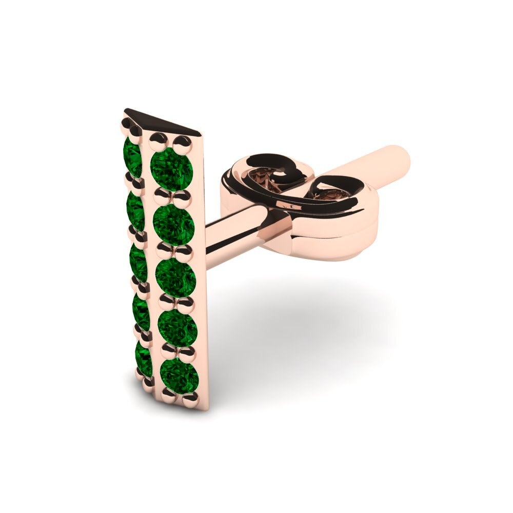 Green Zirconia Men's Earring Corsola