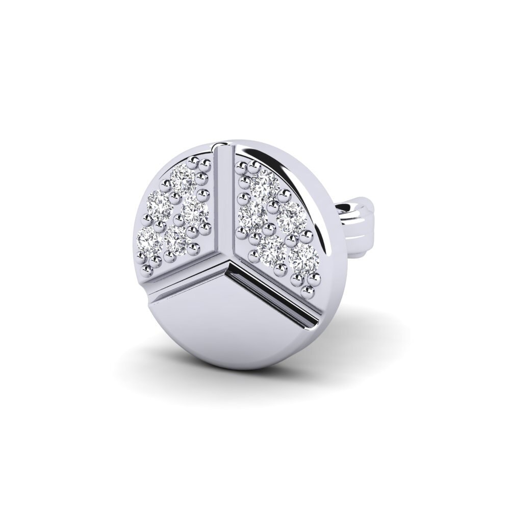 Diamond Men's Earring Crab