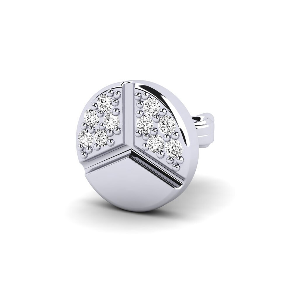 Moissanite Men's Earring Crab