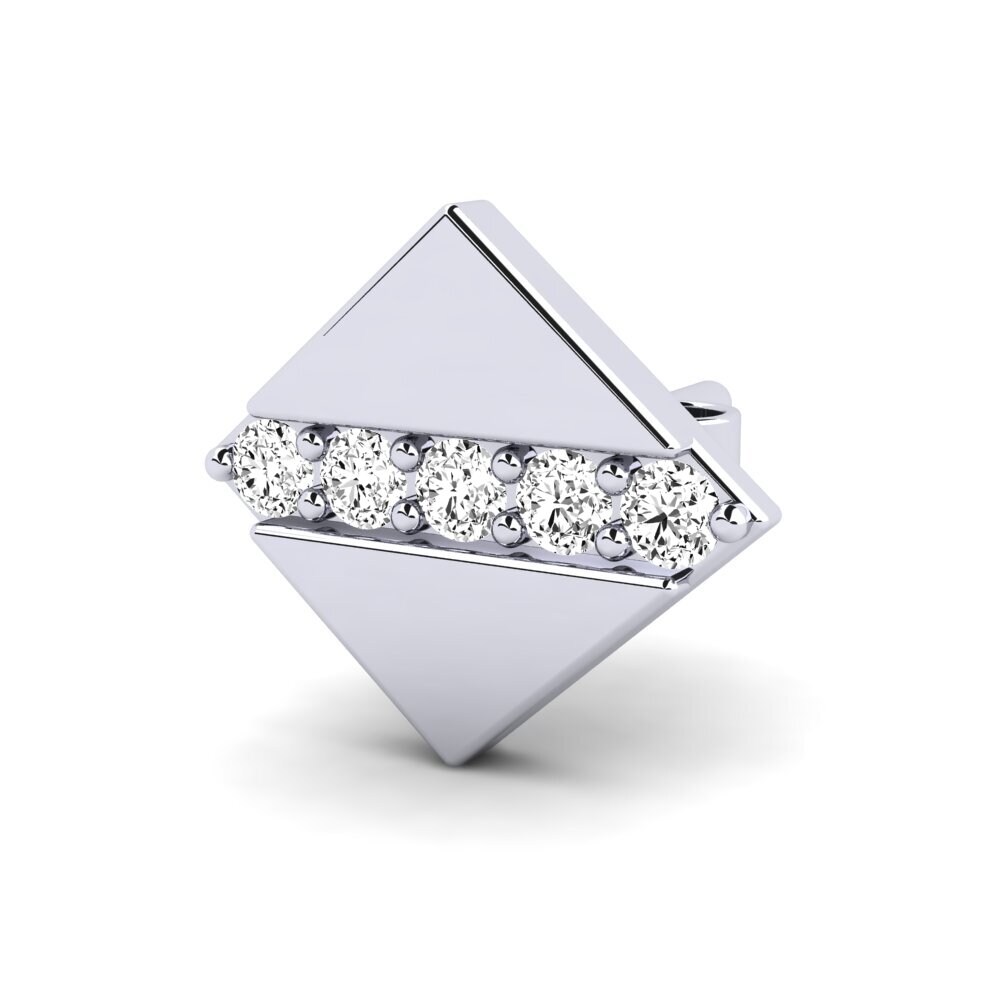 Moissanite Men's Earring Diez