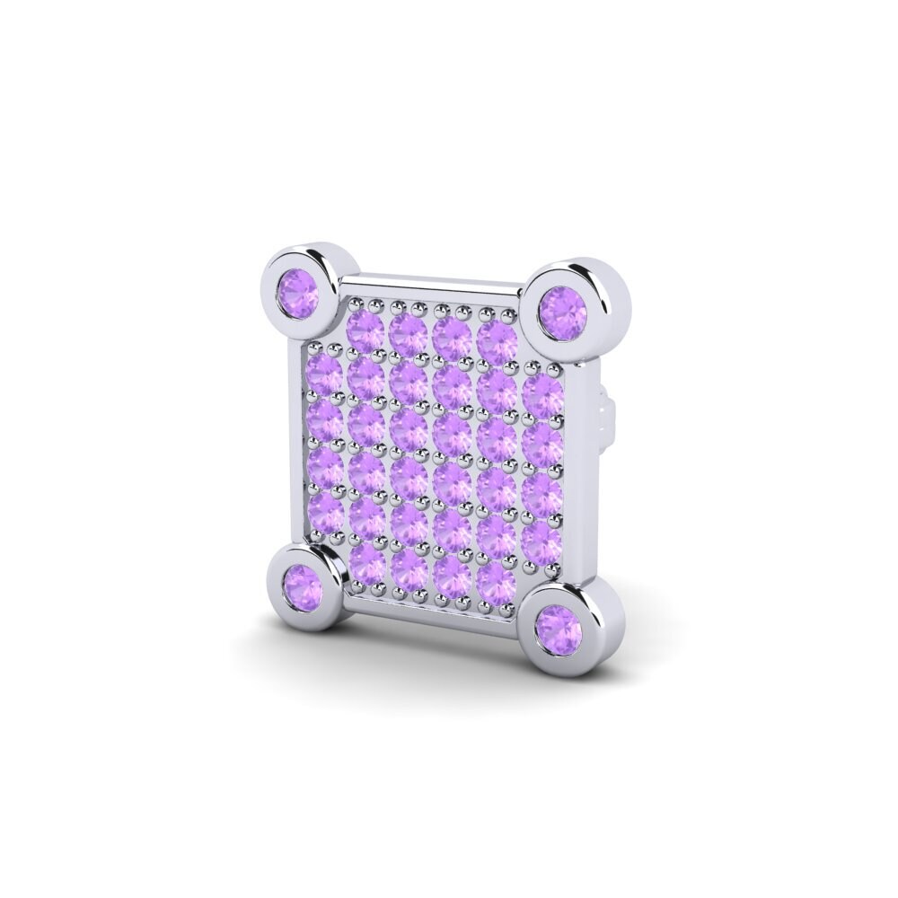 Amethyst Men's Earring Forretress