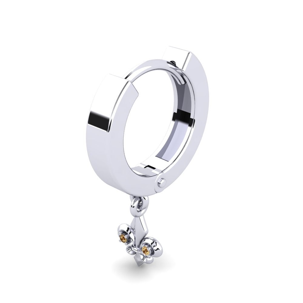Hnědý diamant Pánské náušnice Heray