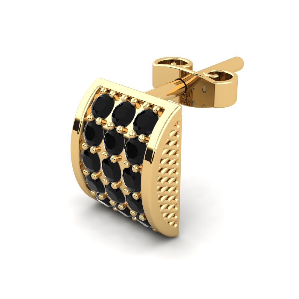 Black Onyx Men's Earring Huntail