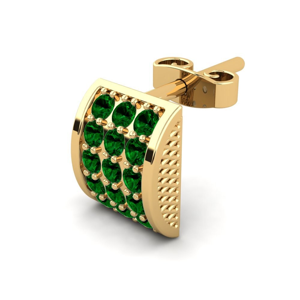 Circonita Verde Pendiente para hombre Huntail
