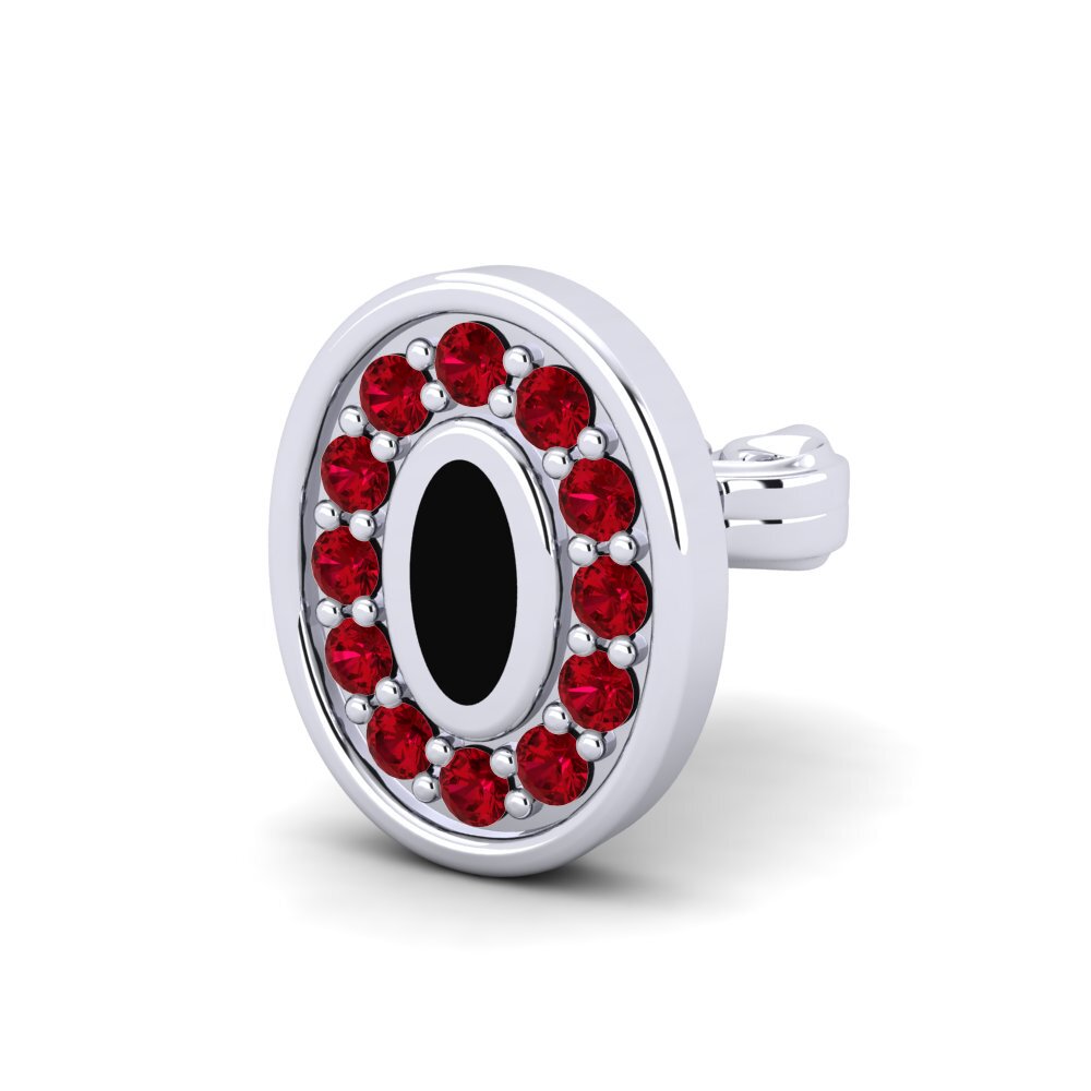 Circonita Roja Pendiente para hombre Hypno
