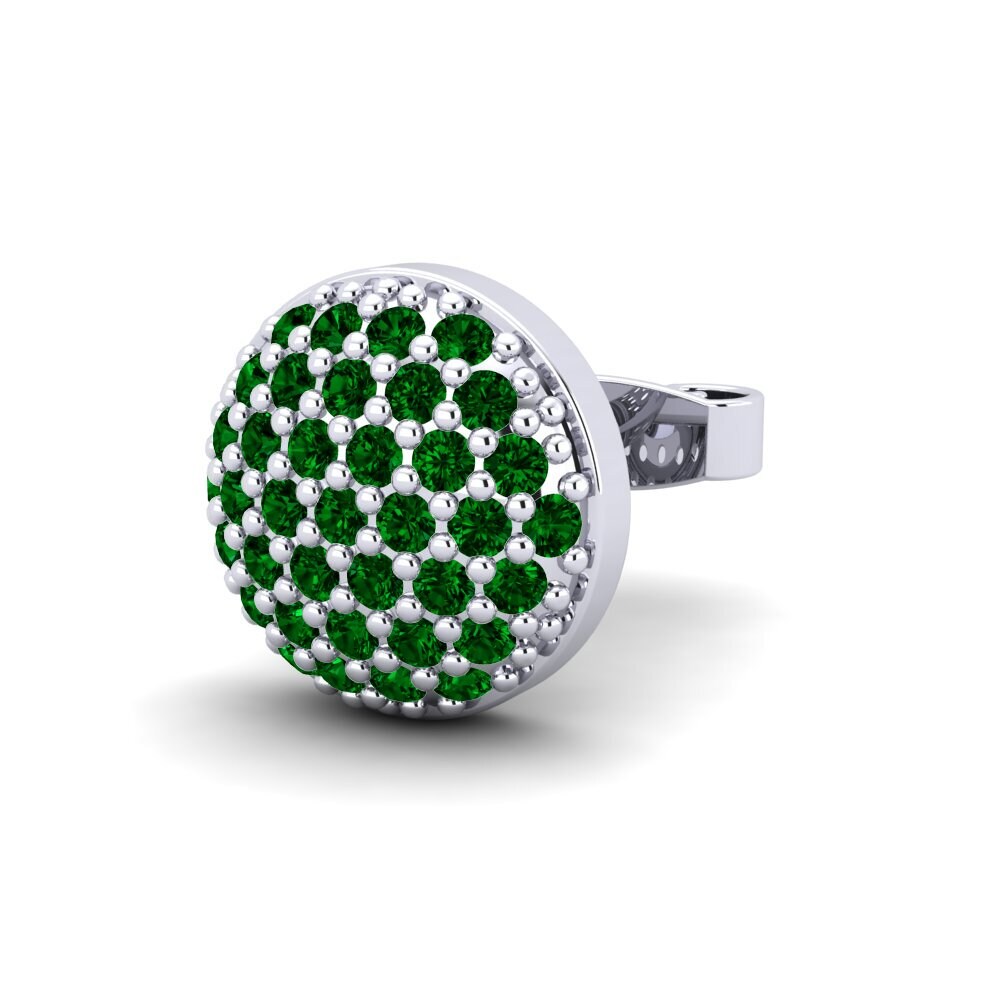 Green Zirconia Men's Earring Jaxr