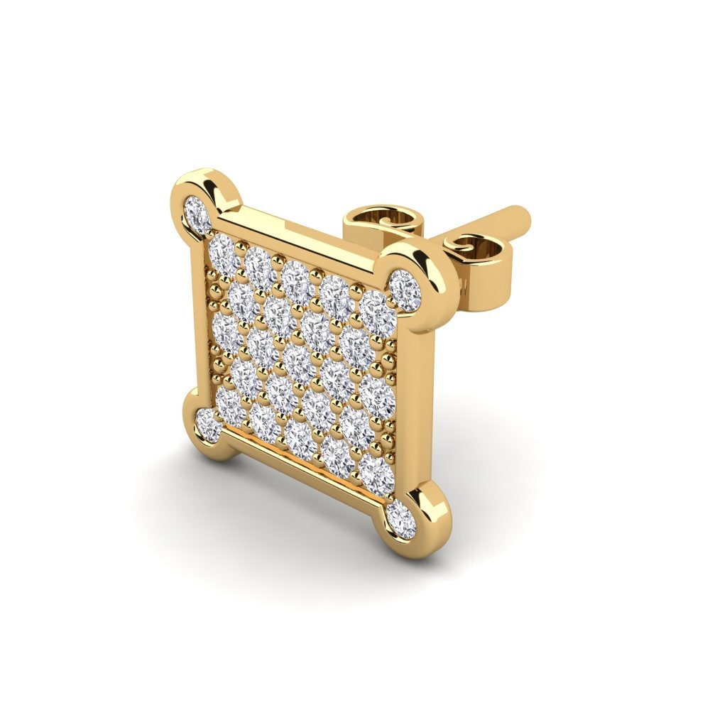 9ct Yellow Gold Men's Earring Nari