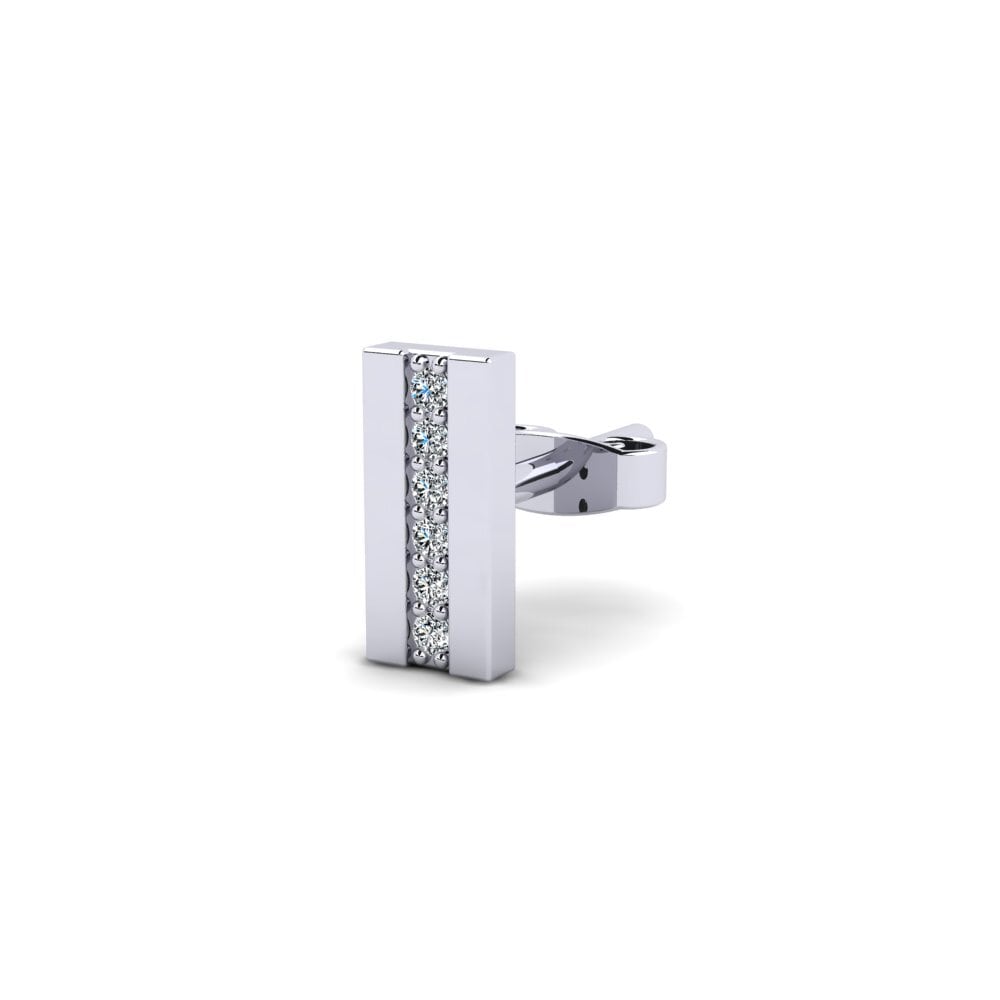 Zirconia Men's Earring Profittie
