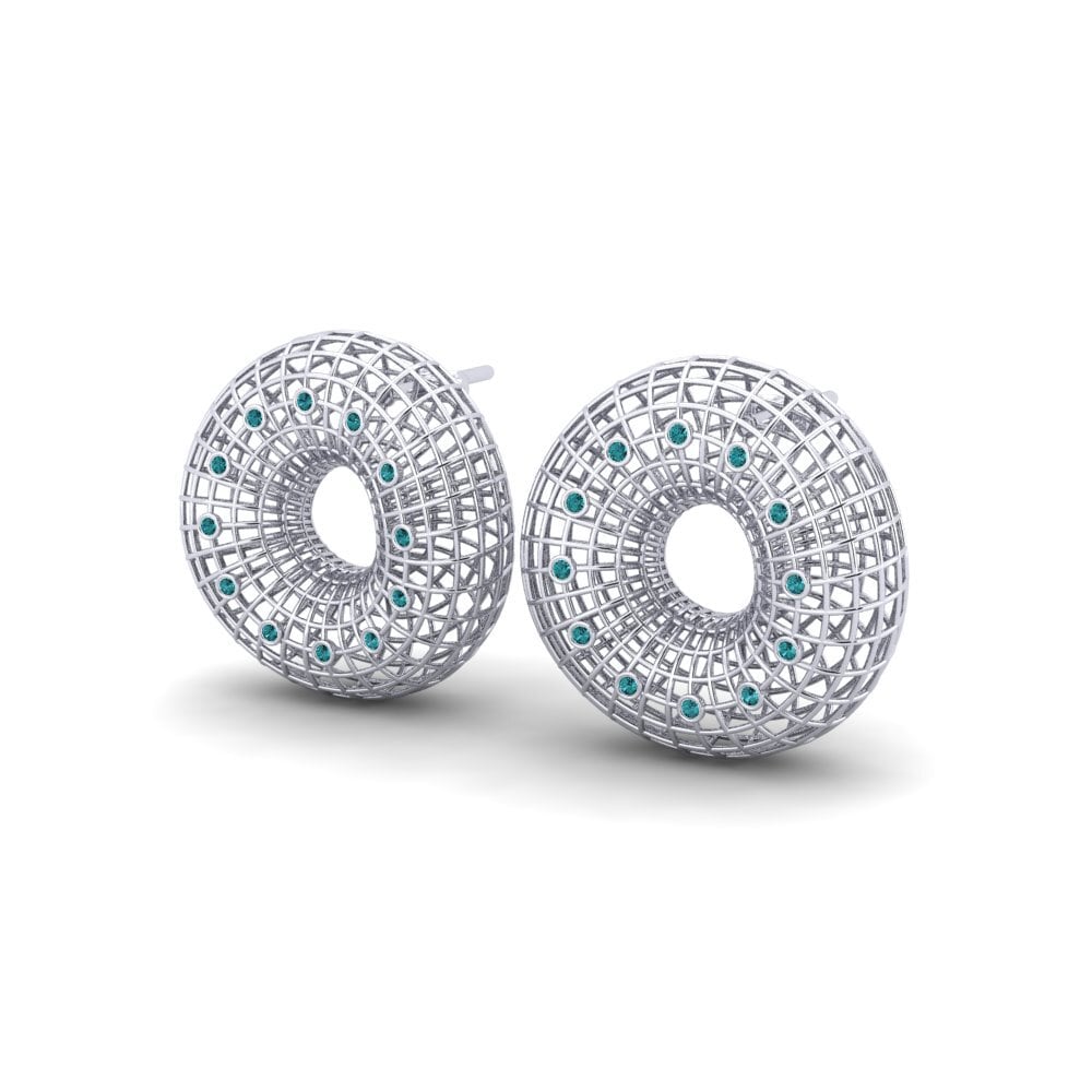 Diamante Azul Pendiente de mujer Kittie