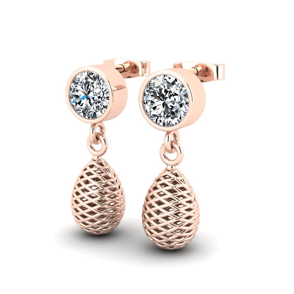 18ct Rose Gold Women's Earring Maylen