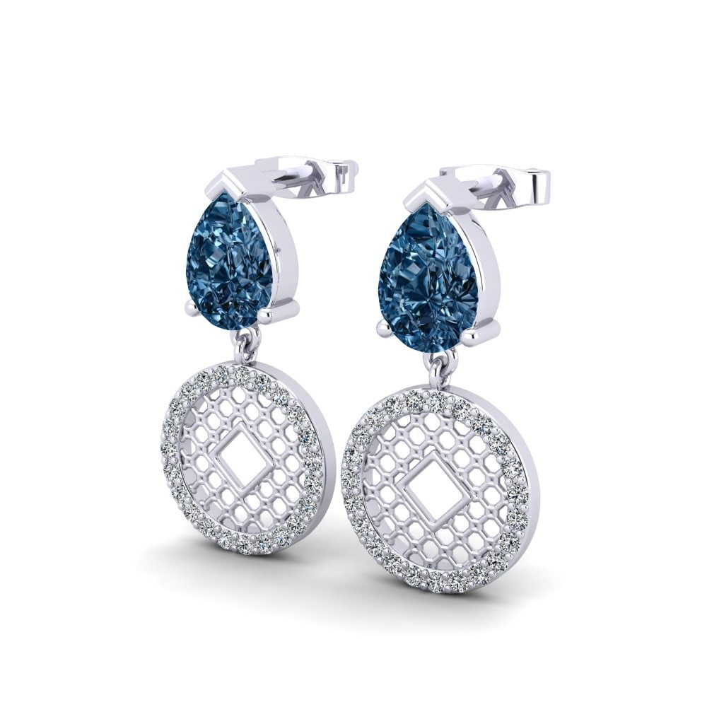 Blue Diamond Women's Earring Milosh