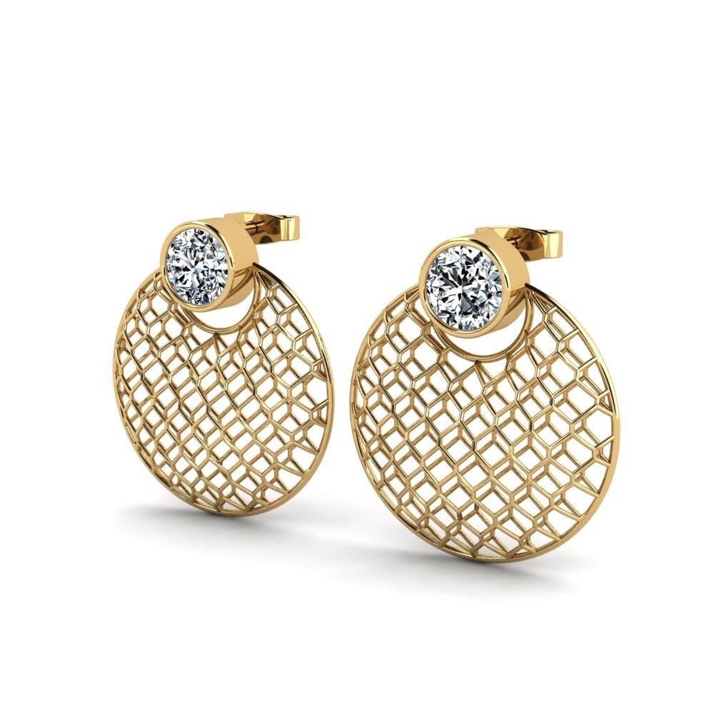 18ct Yellow Gold Women's Earring Savilla