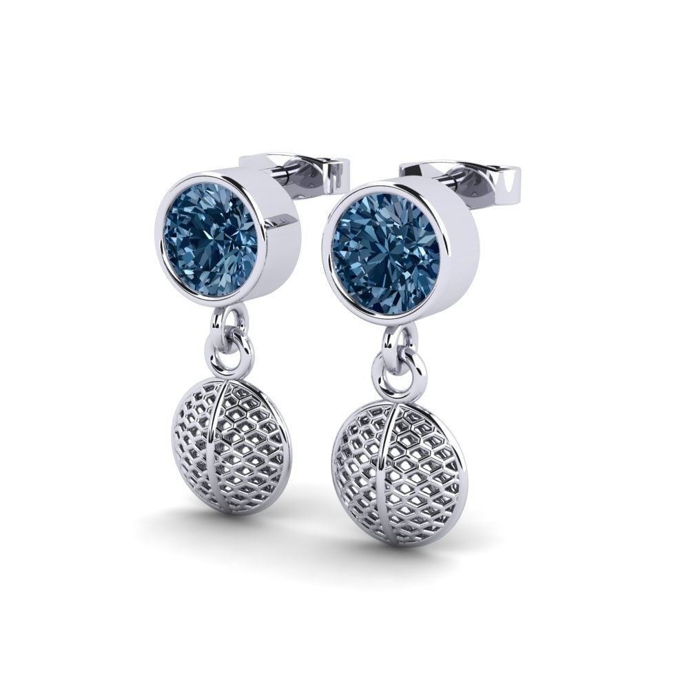 Blauer Diamant Damen ohrring Semira