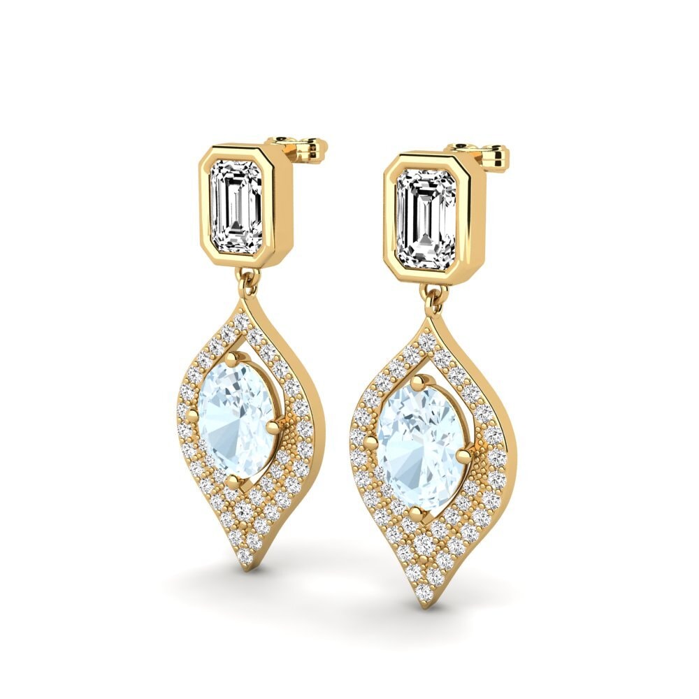 Aquamarine Women's Earring Asinoch