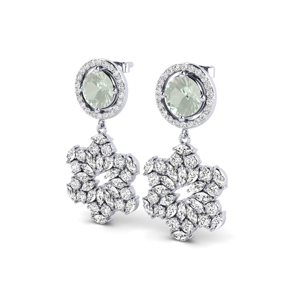 Amatista verde Pendiente de mujer Beitz