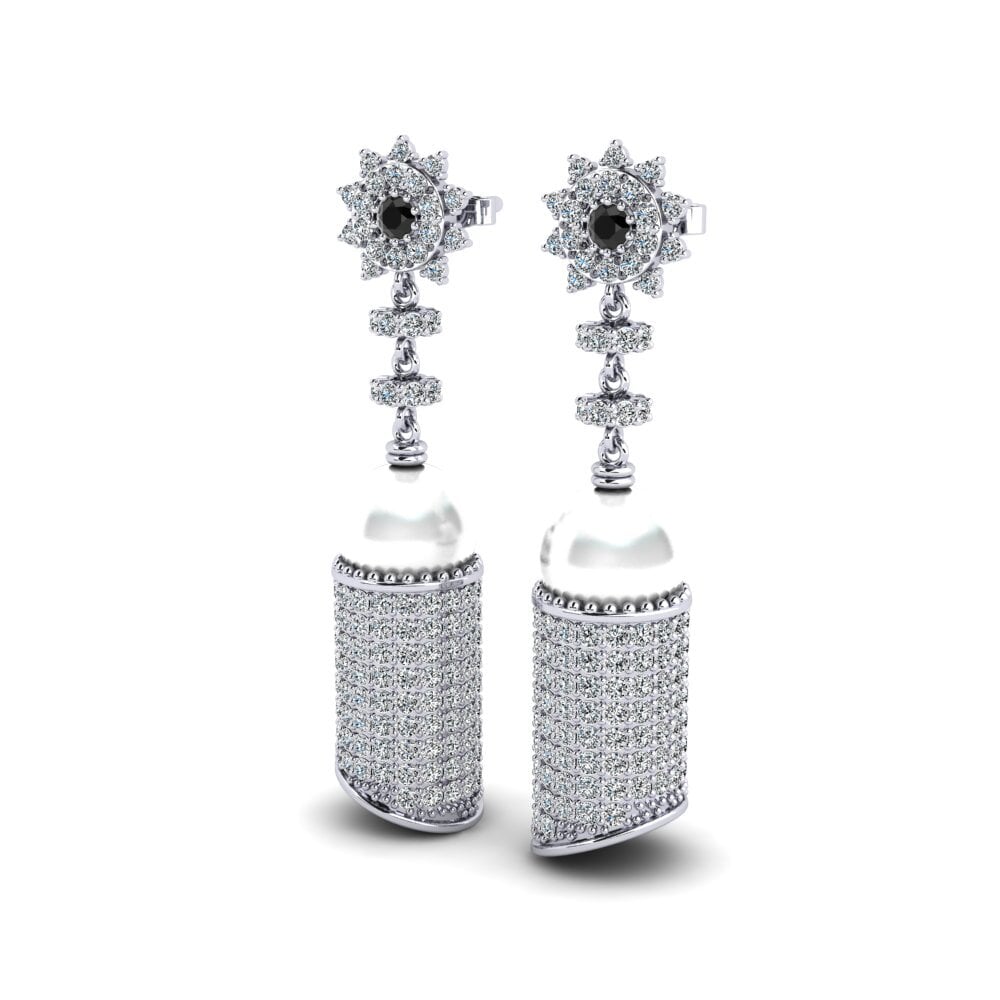 Diamante Negro Pendiente de mujer Dave