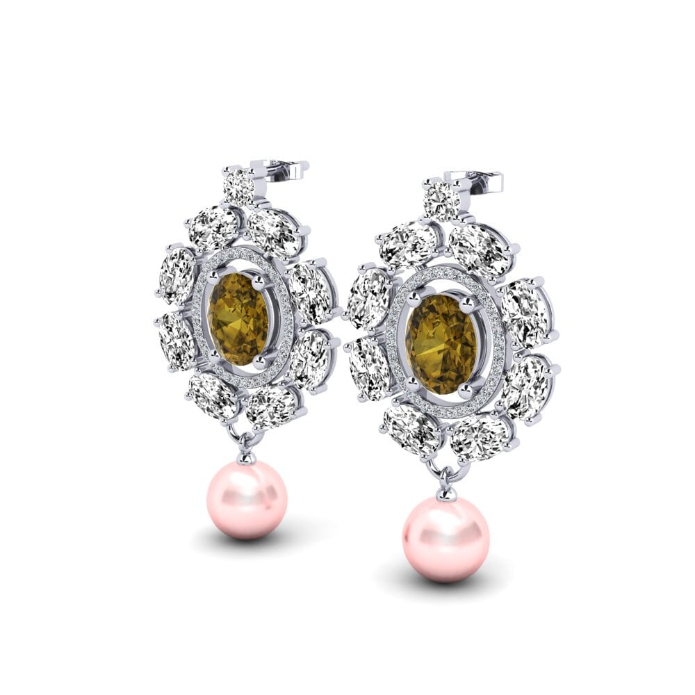 Brown Zircon Women's Earring Dawika