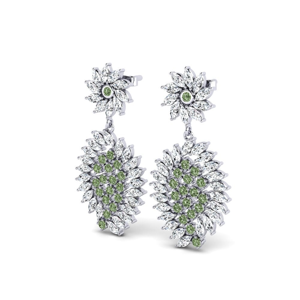 Green Diamond Women's Earring Delmoro