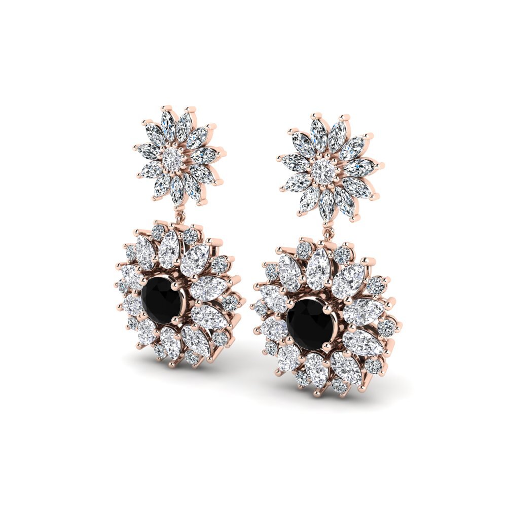 Black Sapphire Women's Earring Faramira