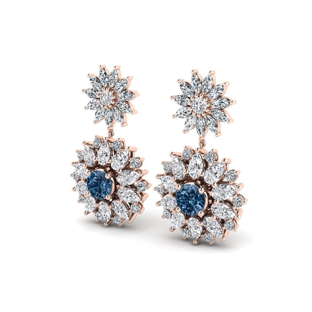 Blue Diamond Women's Earring Faramira