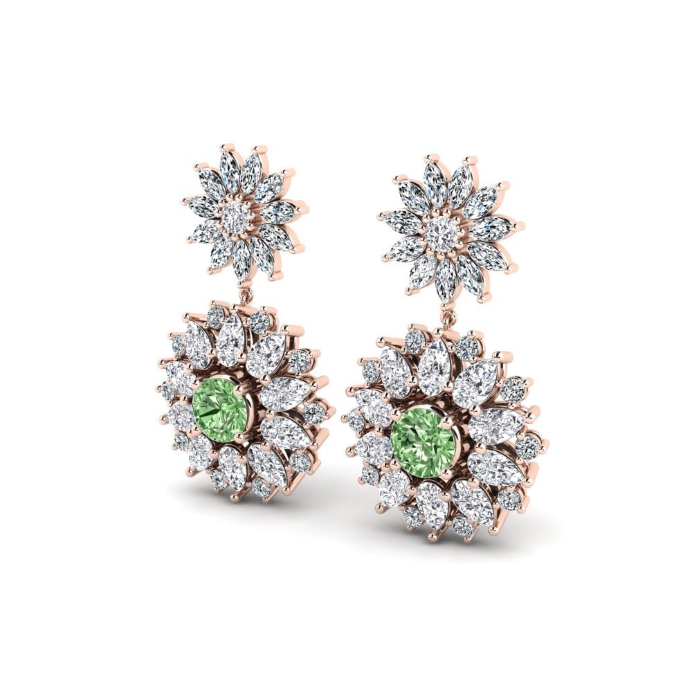 Green Diamond Women's Earring Faramira