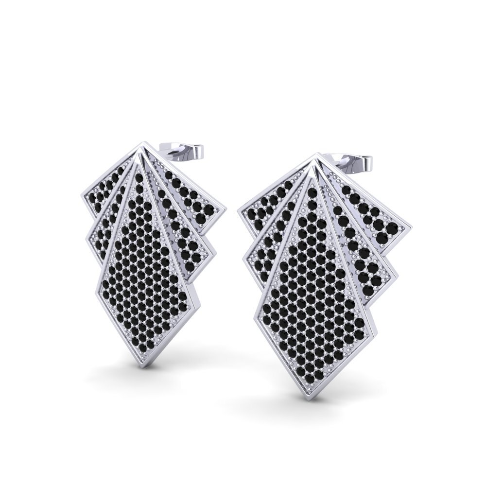 Black Diamond Women's Earring Feminin