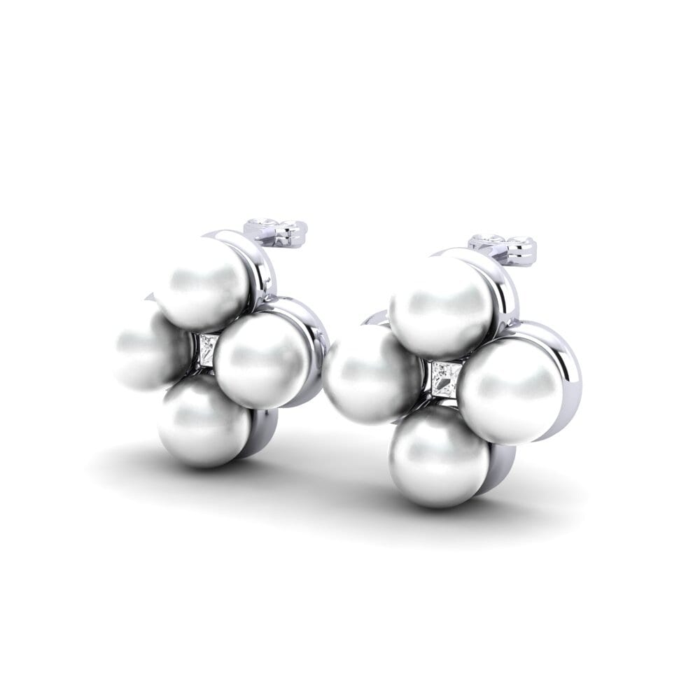 Princess White sapphire Women's Earring Hamish