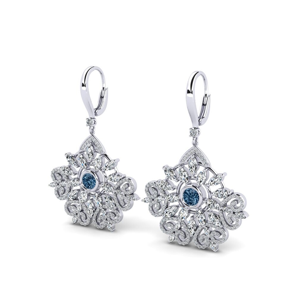 Blauer Diamant Damen ohrring Palero